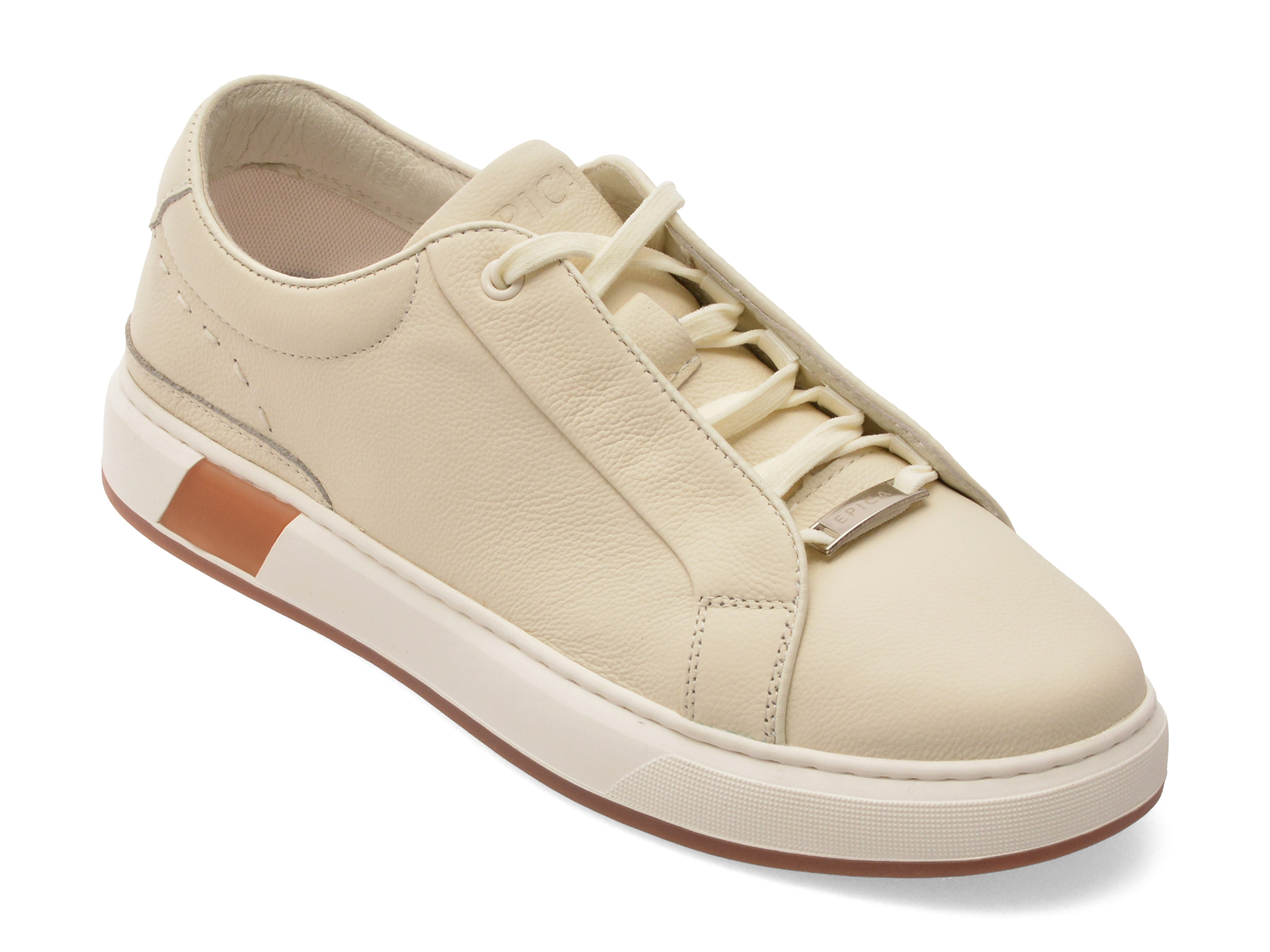 Pantofi Sport Epica Bej Piele Naturală | Confort