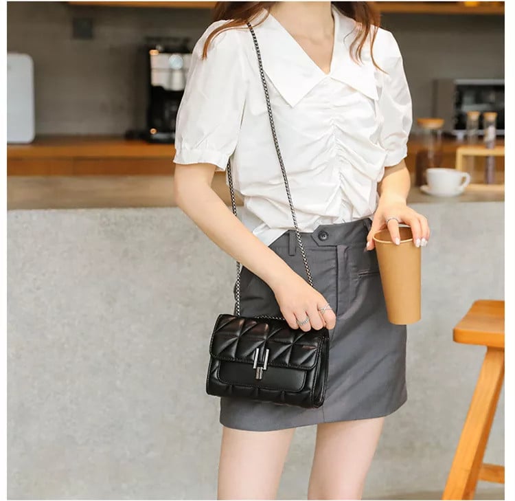 Geanta Dama Delis Zenobia Negru | Eleganta Practica - imagine 10