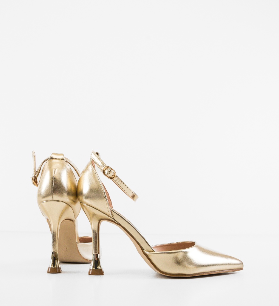 Pantofi Dama Osian Aurii - Eleganță Premium - imagine 2