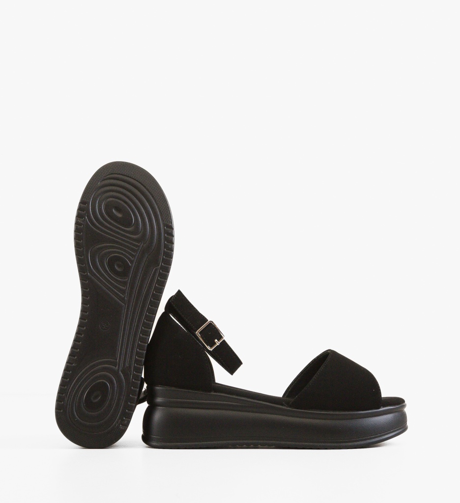 Sandale Dama Juste Negre - Eleganță și Confort - imagine 3
