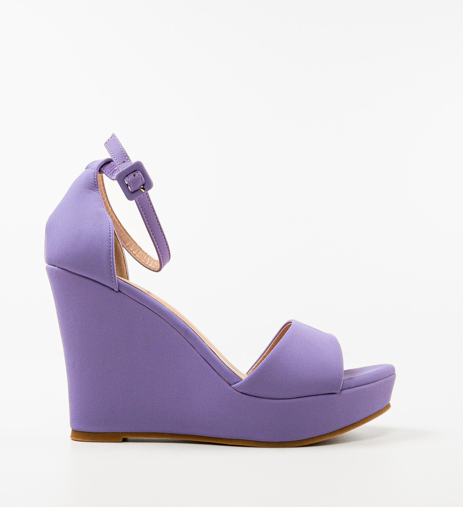 Platforme Dama Blyha Mov | Eleganță și Confort - imagine 4