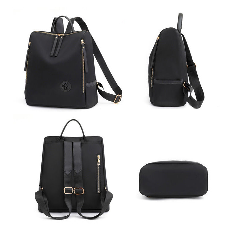 Rucsac Dama Pfy Cataleya Negru, Impermeabil - imagine 3