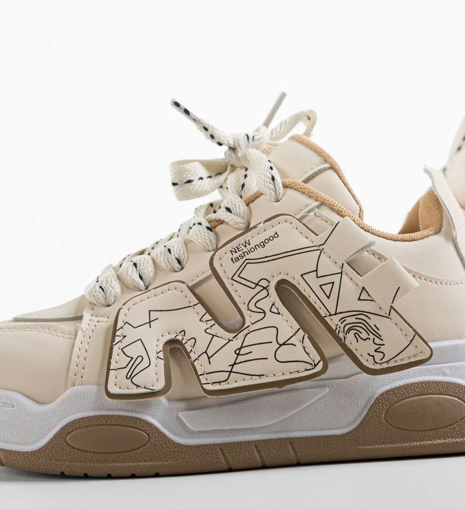 Sneakers Kamal Bej - Confort și Stil Sport - imagine 7