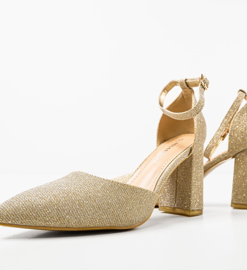 Pantofi Lewis Aurii | Eleganță și Stil - imagine 8