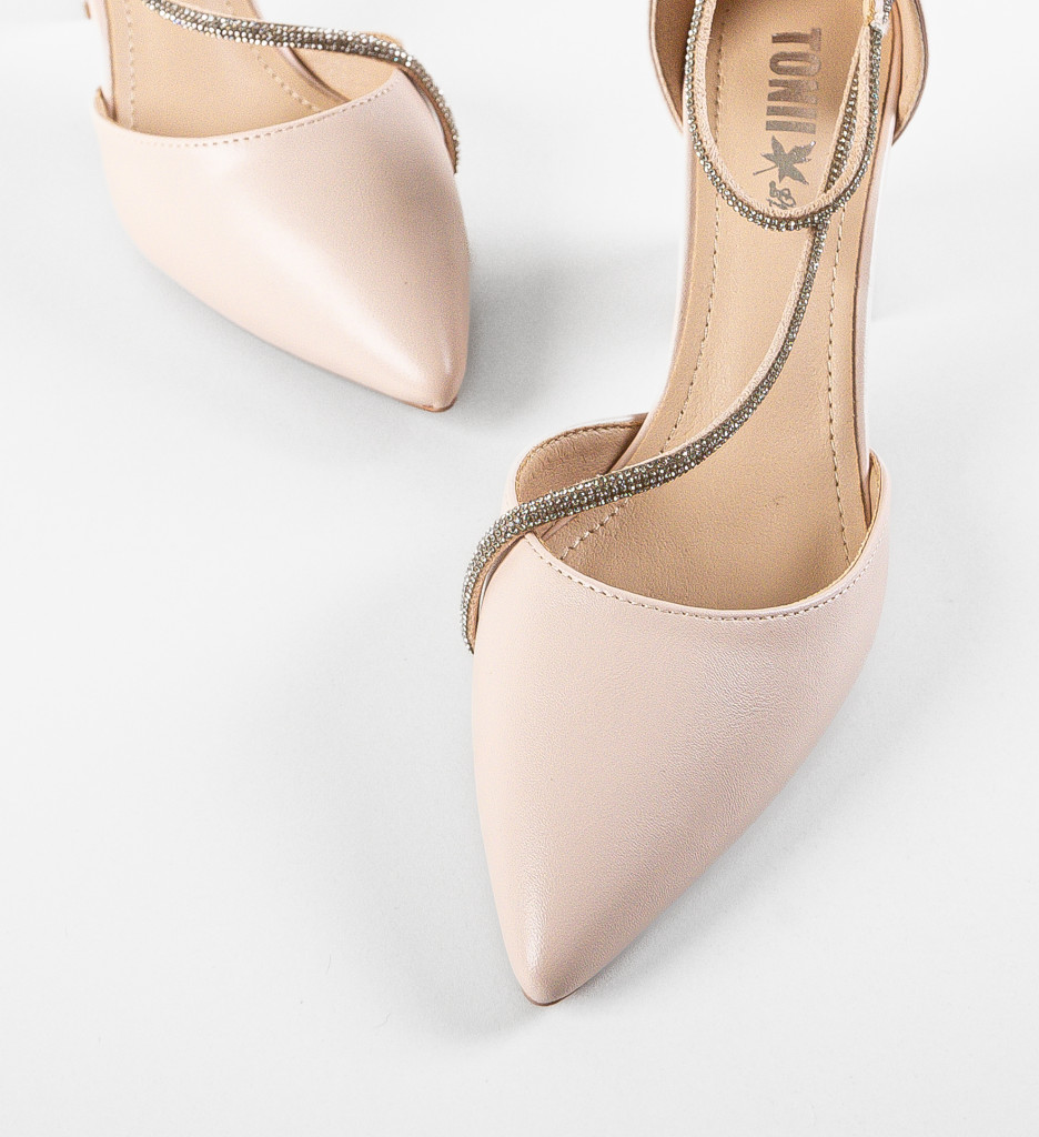 Pantofi cu Toc Zayat Bej - Eleganță și Stil - imagine 7