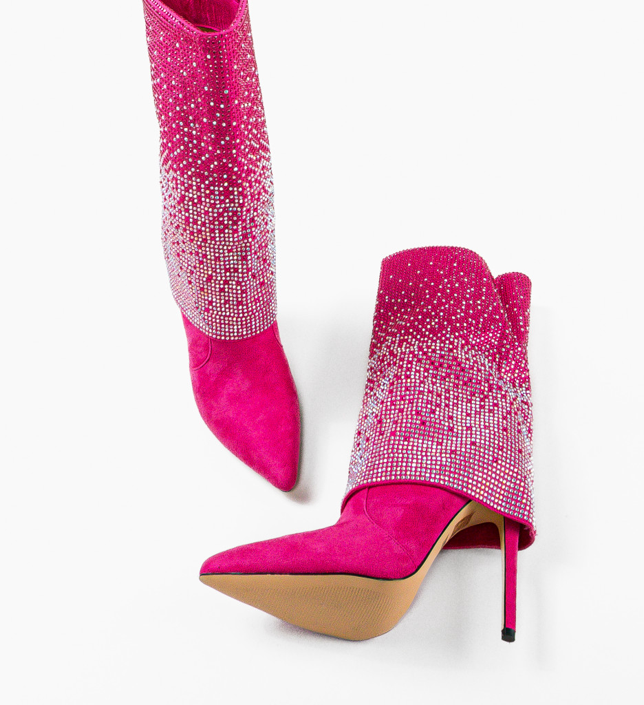 Cizme Dama Jim Fuchsia - Eleganță și Stil - imagine 7