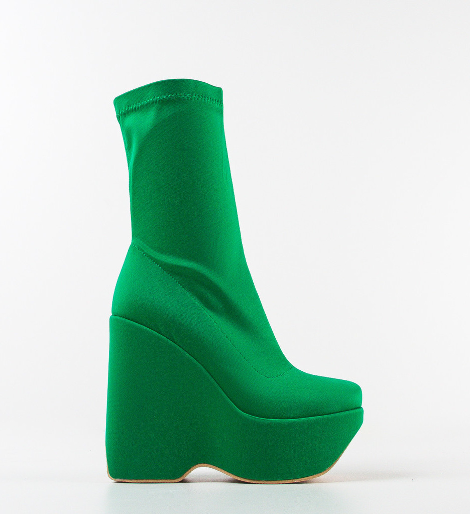 Botine Dama Khan Verzi | Elegante si Moderne - imagine 5