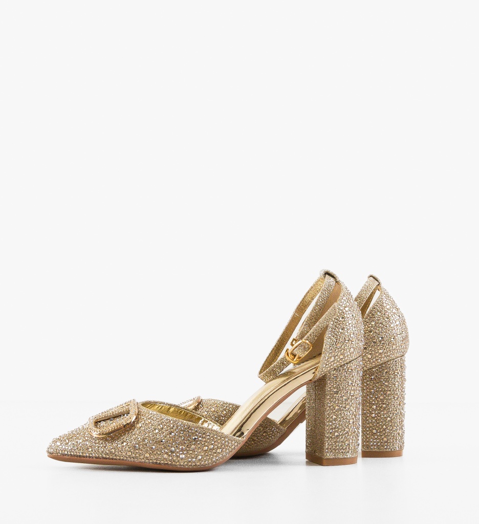 Pantofi Ayers Aurii | Eleganță și Stil Refinit - imagine 5