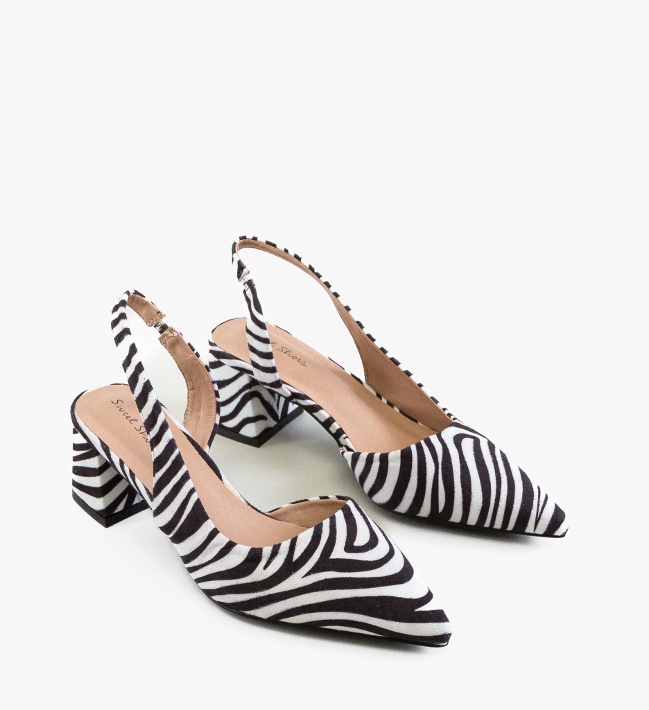 Pantofi Dama Deder Print Eleganți - imagine 4