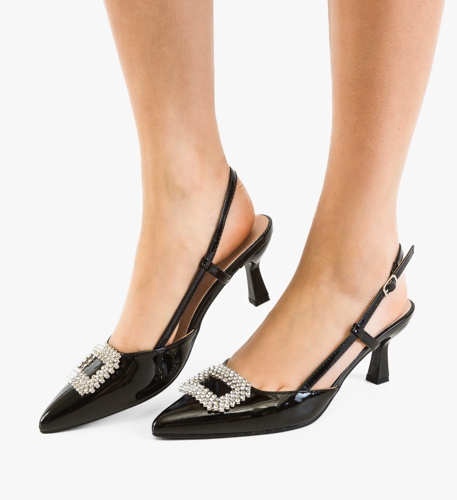 Pantofi Lorna Negri cu Toc - Eleganță Asigurată - imagine 17