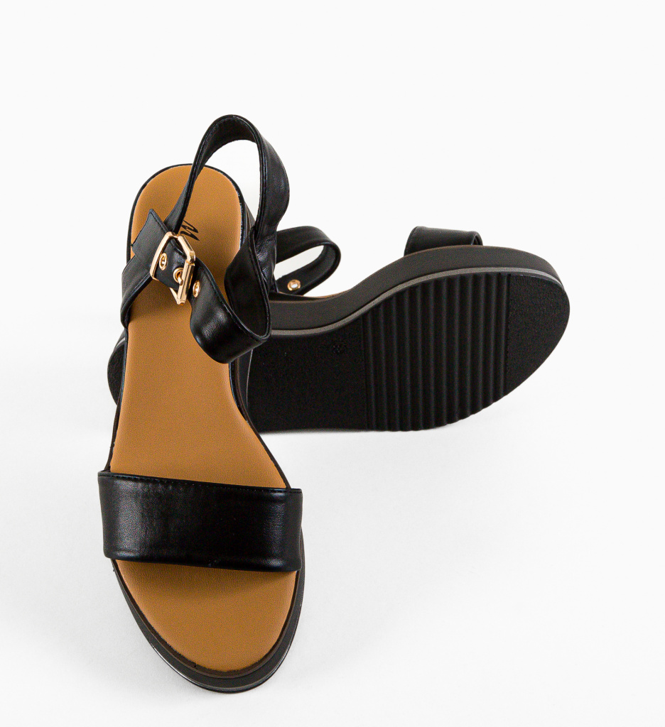 Platforme Cairoma Negre | Stil si Inaltime - imagine 6