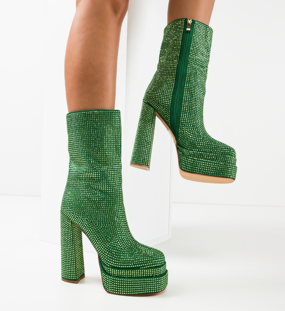 Botine Vance Verzi Elegante