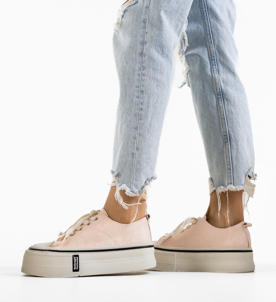 Sneakers Dama Jasmine Roz - Confort și Stil - imagine 3