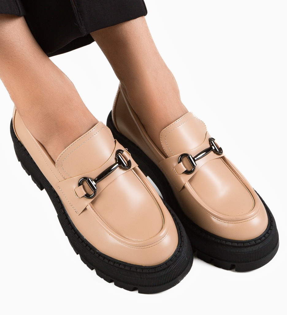 Pantofi Casual Jung Nude - Confort și Stil Zilnic