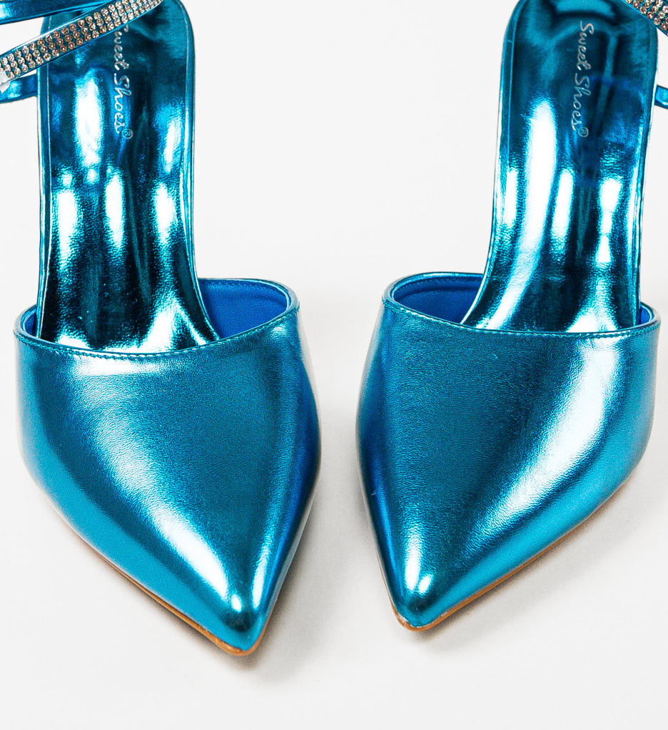 Pantofi Dama Folami Turcoaz - Eleganță și Stil - imagine 5