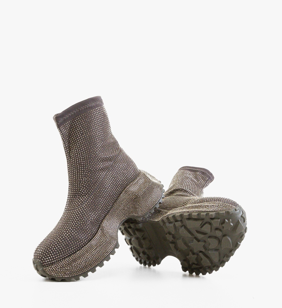 Sneakers Dama Ojjre Gri - Confort Sport - imagine 3
