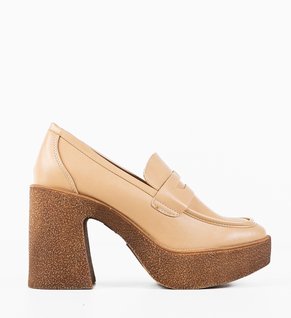 Pantofi Dama Socheat Bej - Eleganță și Stil - imagine 4