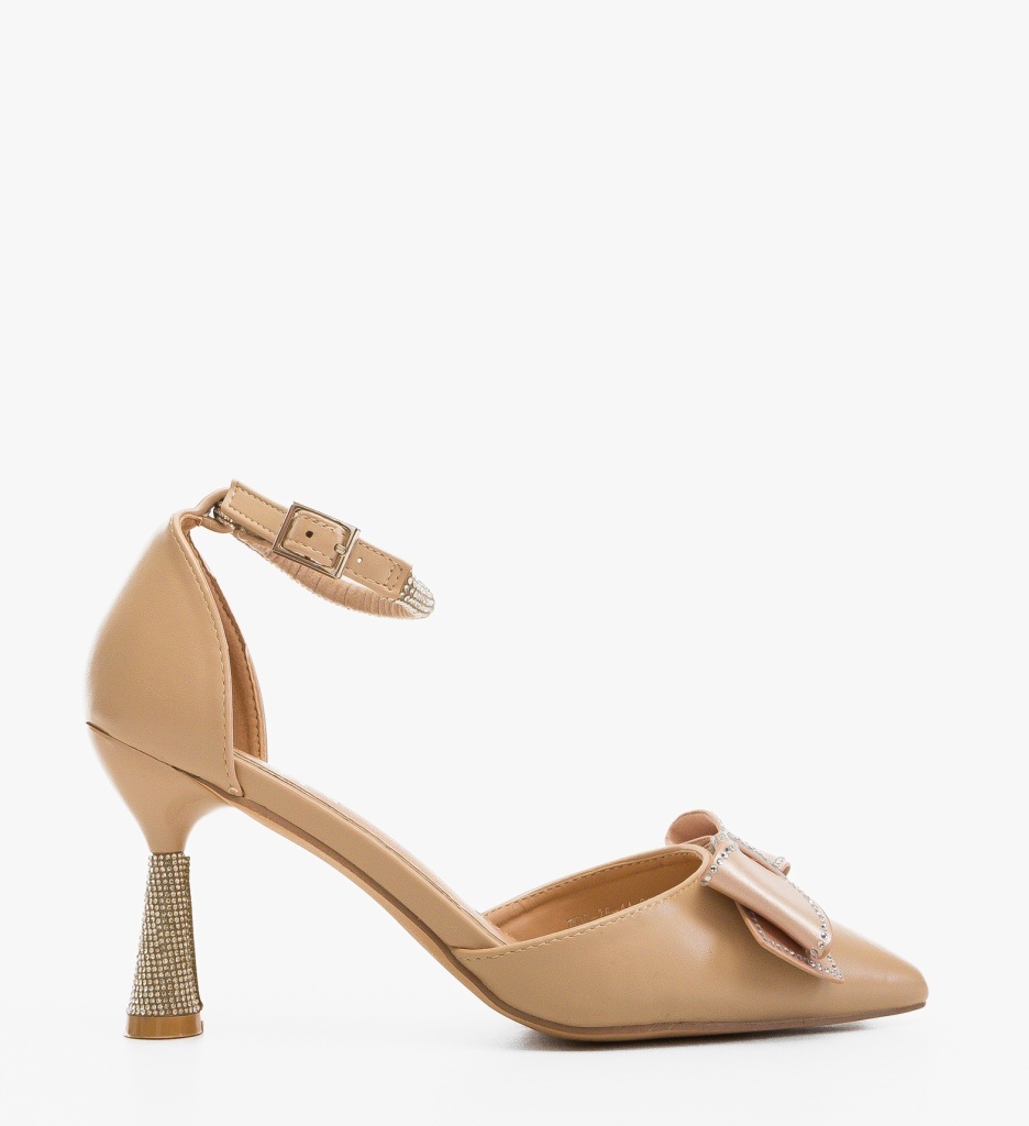 Pantofi Dama Herakliom Bej Eleganți - imagine 6