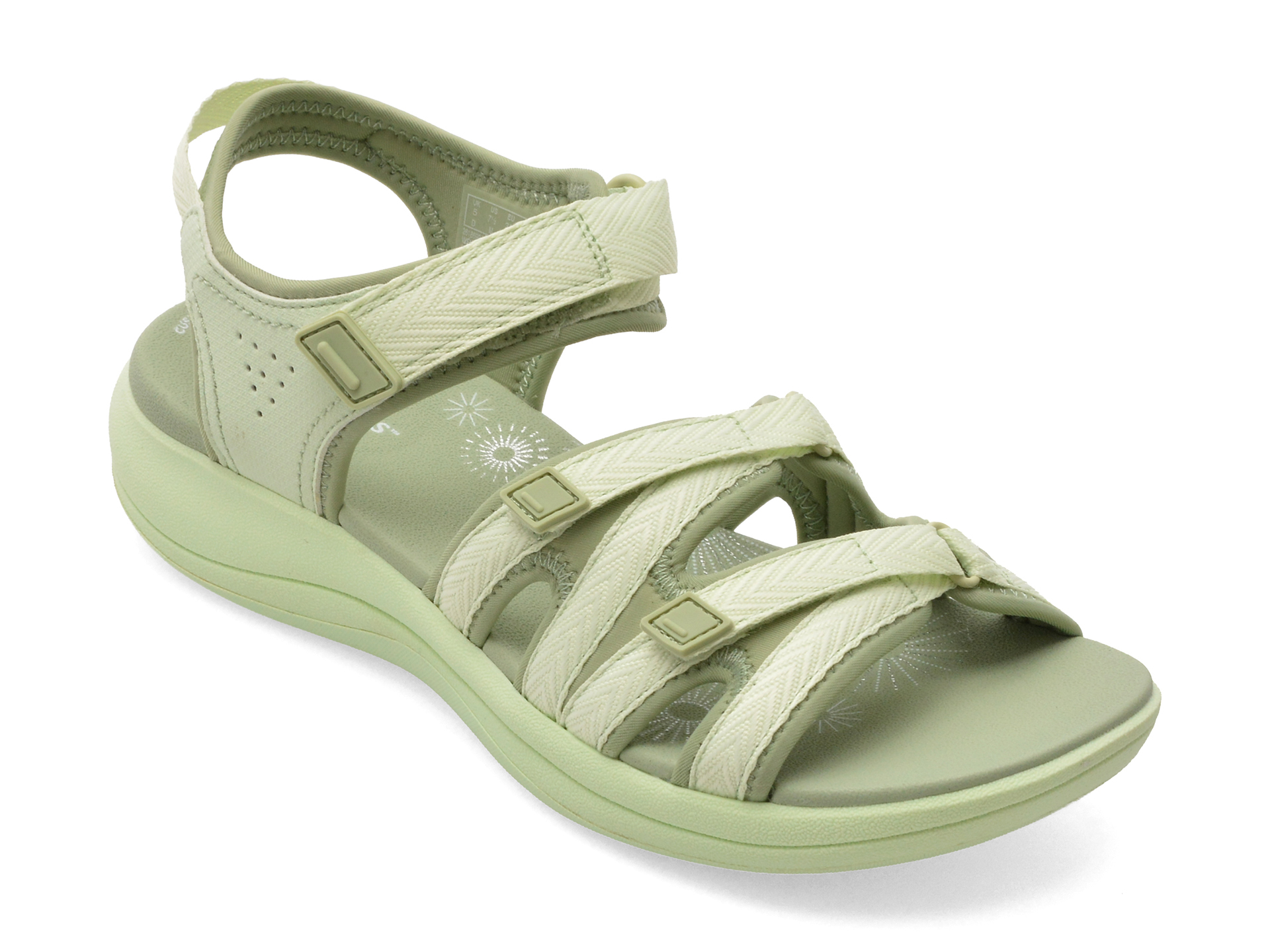 Sandale Clarks MIRA MADI Verzi Confortabile