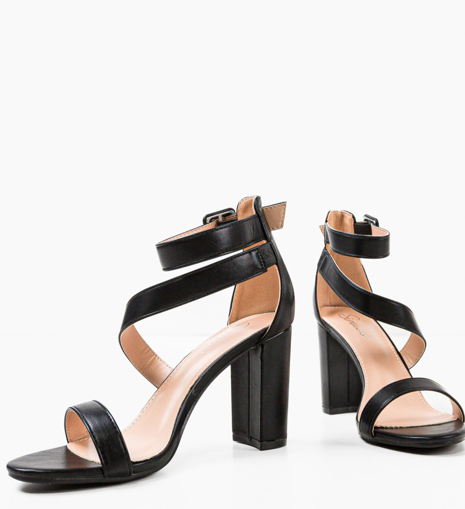 Sandale Philiber Negre Elegante - imagine 6