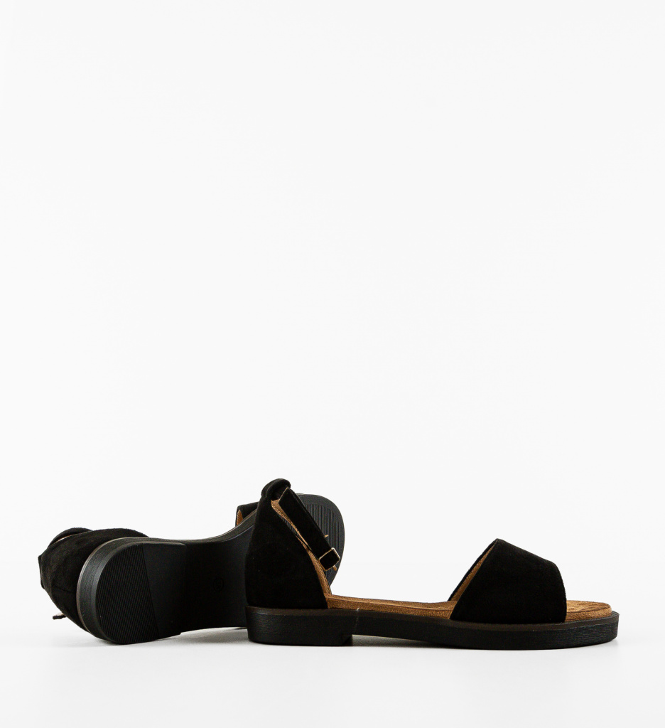 Sandale Dama Negre Manaf Elegante - imagine 6