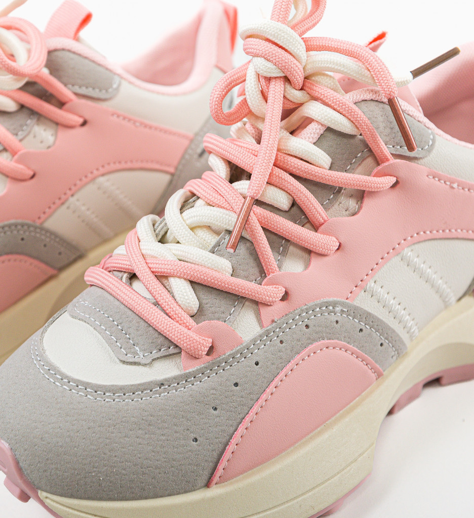 Sneakers Dearbh Roz - Confort și Stil Sport - imagine 7