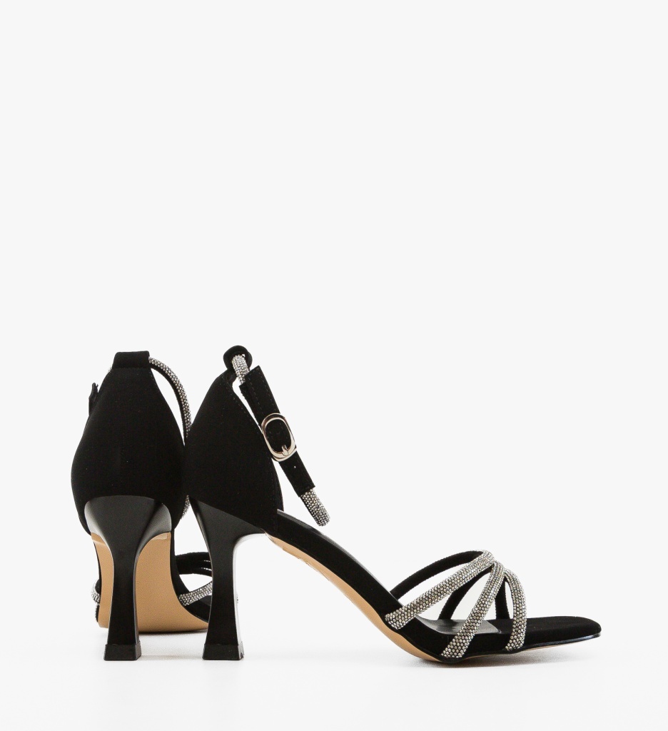 Sandale cu Toc Epitet Negre – Eleganță și Stil - imagine 2