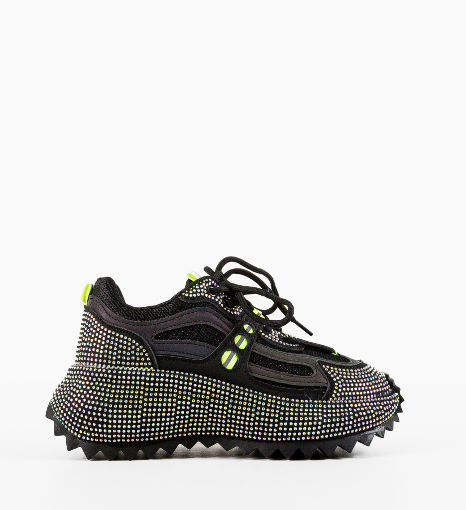 Sneakers Dama Davaa Negri - Confort și Stil - imagine 3