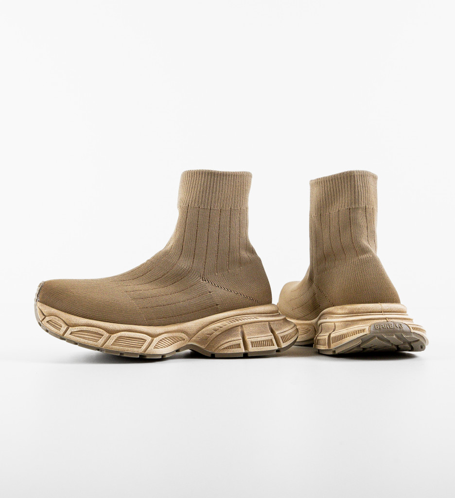 Sneakers Dama Yunus Khaki - Confort & Stil - imagine 7