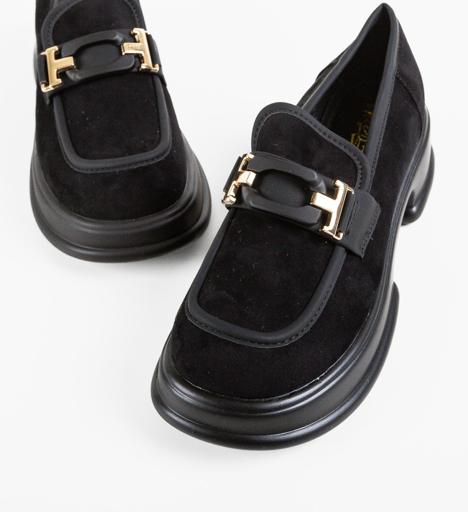 Pantofi Casual Dama Maltek Negri | Confort & Stil - imagine 7