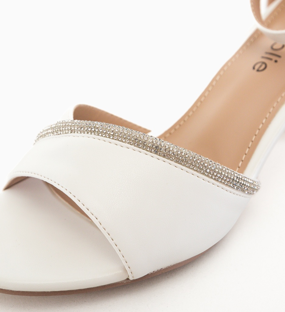 Sandale Ewan Albe cu Toc Elegante - imagine 6