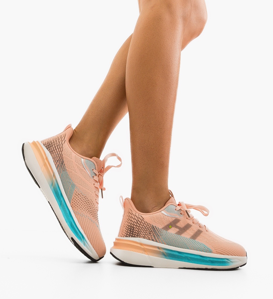 Sneakers Dama Kristil Roz - Confort și Stil - imagine 4