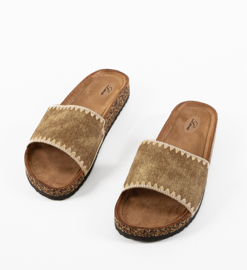 Papuci Dama Camel Confort și Stil Zamir - imagine 8