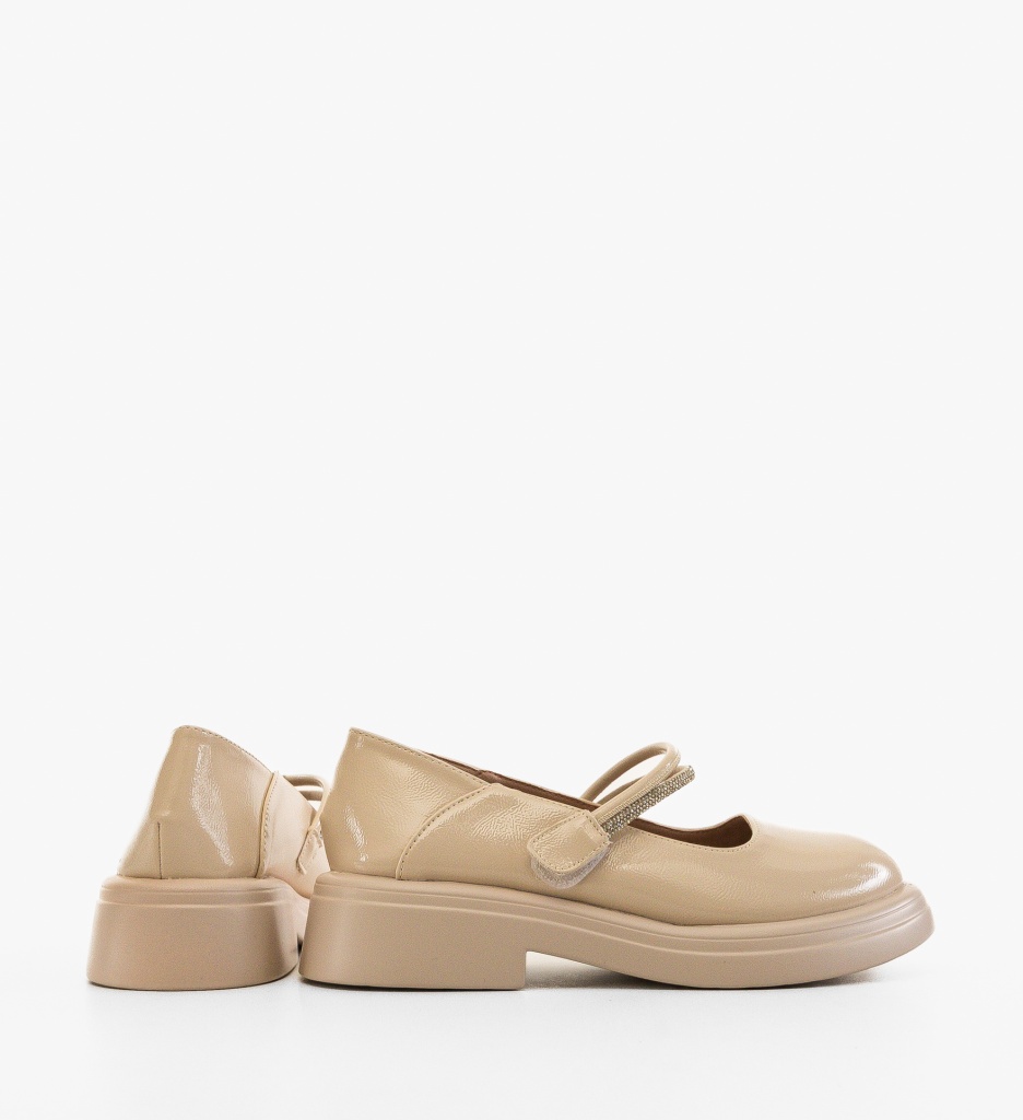 Pantofi Casual Dama Bej Maeve - Confort Zi de Zi - imagine 4