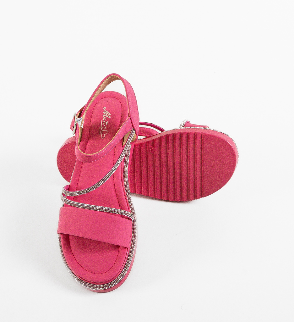 Platforme Dama Jala Fuchsia - Eleganță și Confort - imagine 5