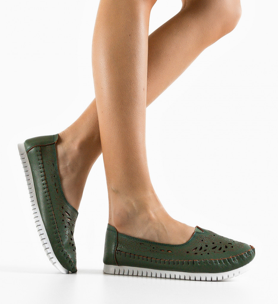 Pantofi Fytay Verzi | Stil și Confort Casual - imagine 3
