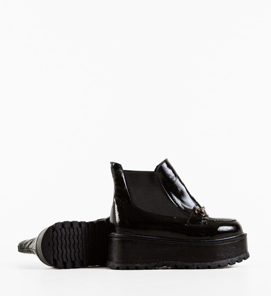 Ghete Dama Samir Negre 3 | Eleganță și Confort - imagine 5
