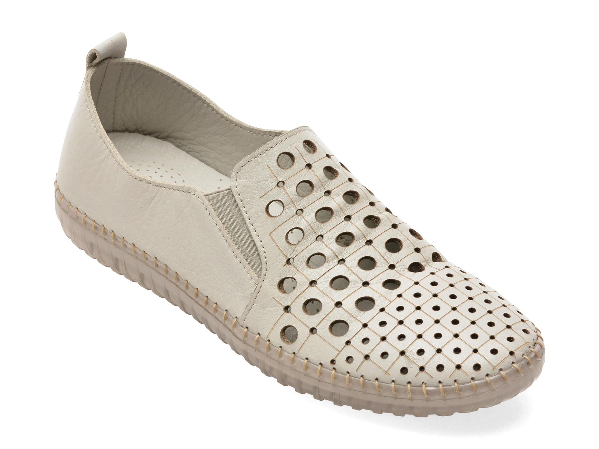 Pantofi Flavia Passini Gri Piele Naturală