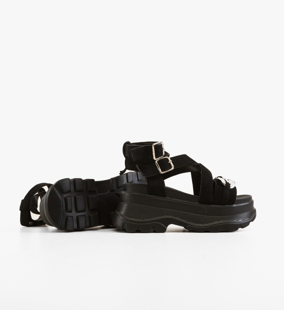 Sandale Oplanka Negre | Confort & Stil - imagine 2