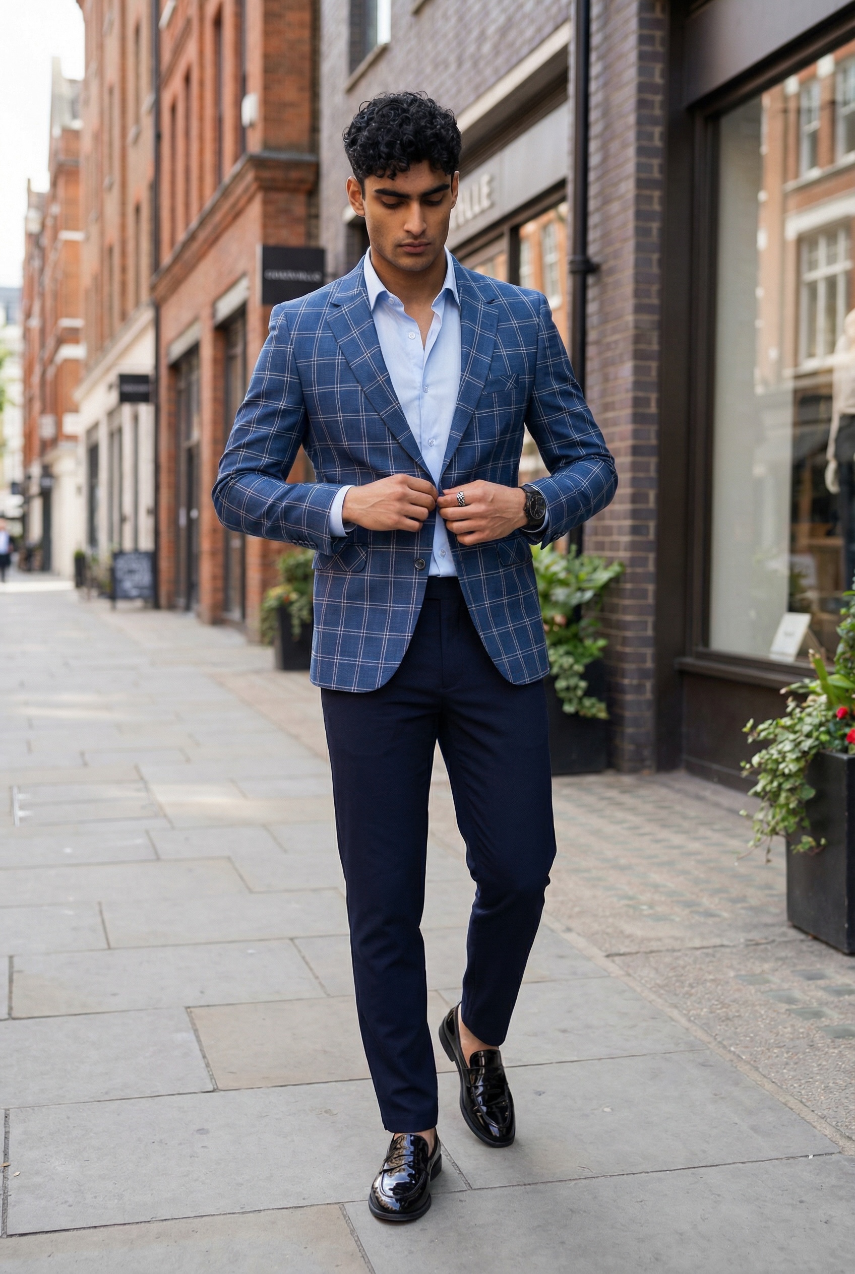 Sacou Barbati Slim Fit Elegant Casual Office