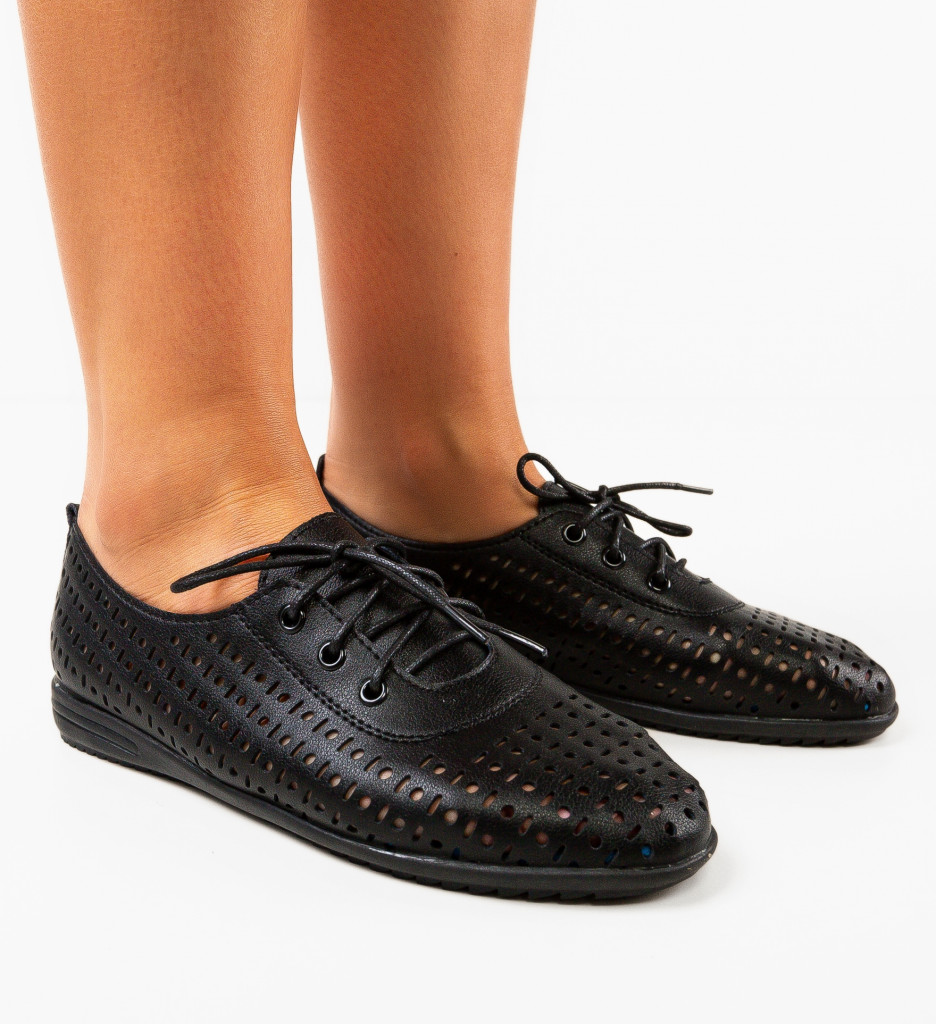 Pantofi Casual Dama Conwa Negri | Stil & Confort - imagine 2