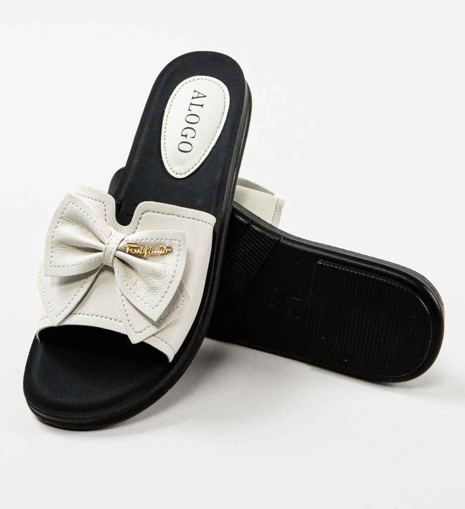 Papuci Dama Louhi Bej - Confort și Eleganță - imagine 7