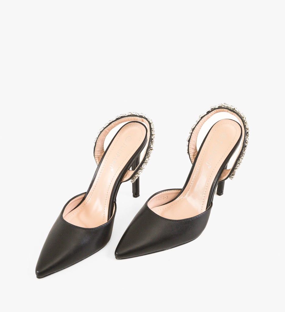 Pantofi Havenot Negri Eleganți cu Toc - Stil Refined - imagine 12