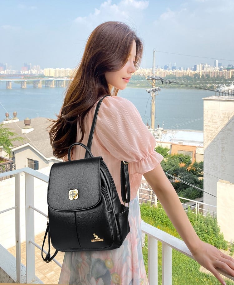 Rucsac Dama Delis GT2183 Negru Elegant - imagine 2