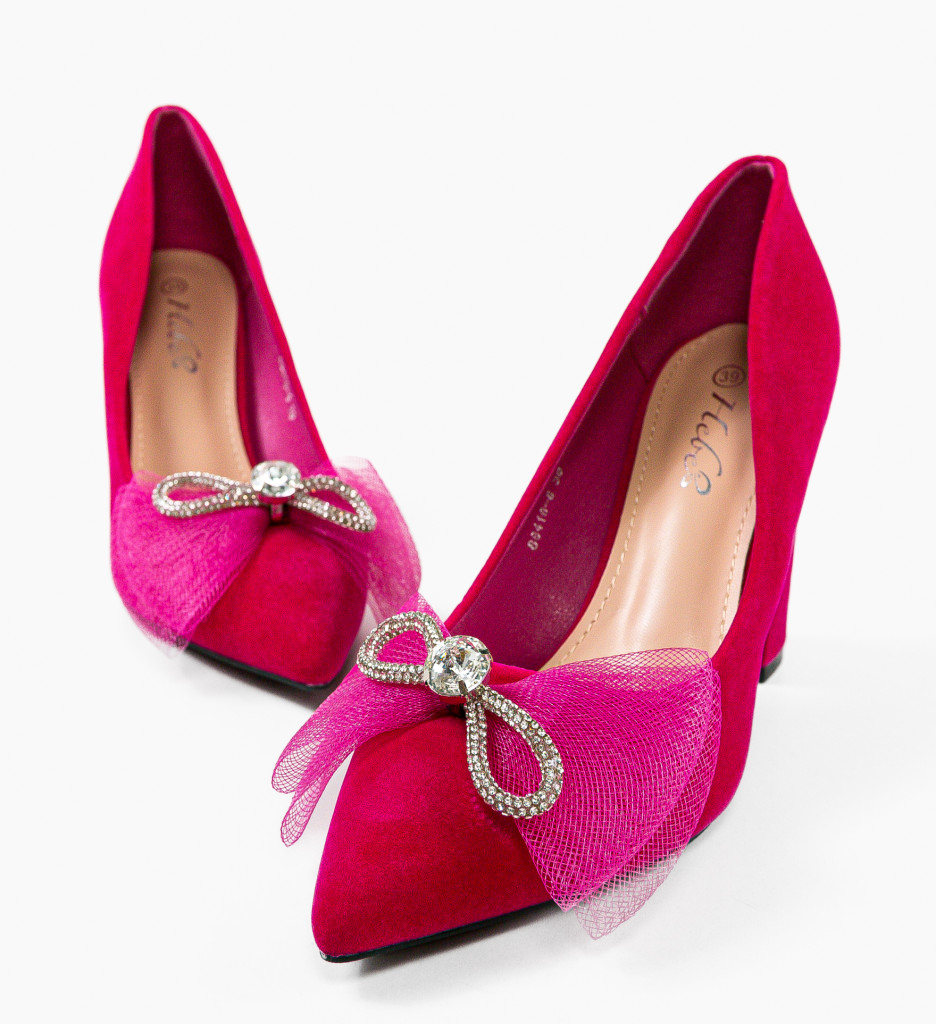 Pantofi Okeke Fuchsia cu toc - eleganță garantată - imagine 6