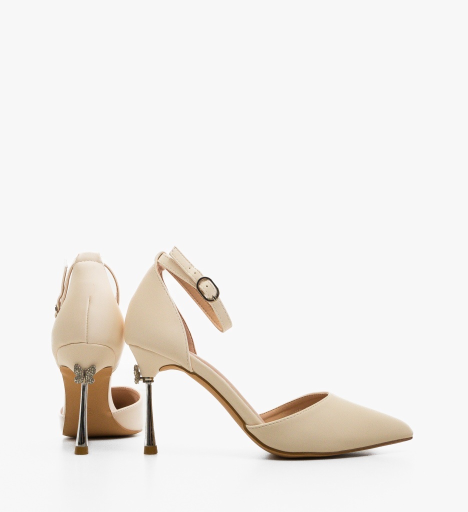 Pantofi Dama Bryan Bej Eleganți - imagine 3