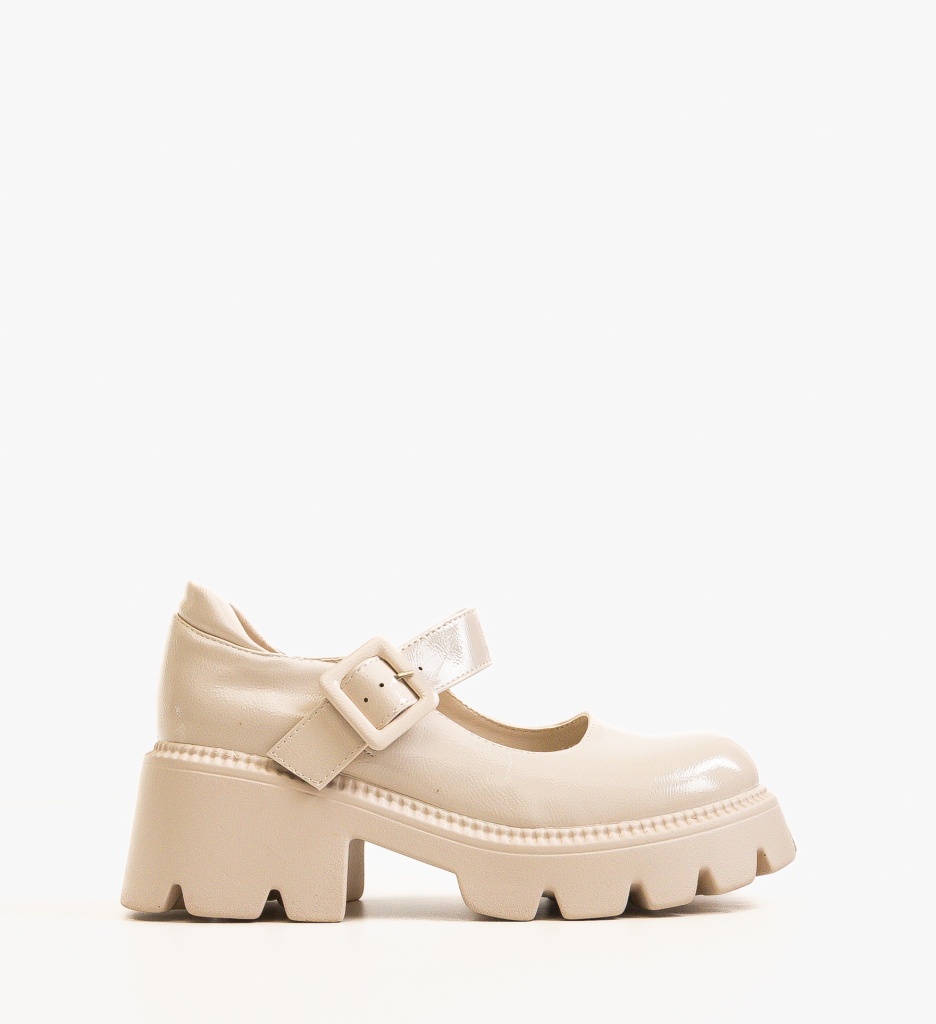 Pantofi Casual Dama Bej Bokfa - Confort și Stil - imagine 6