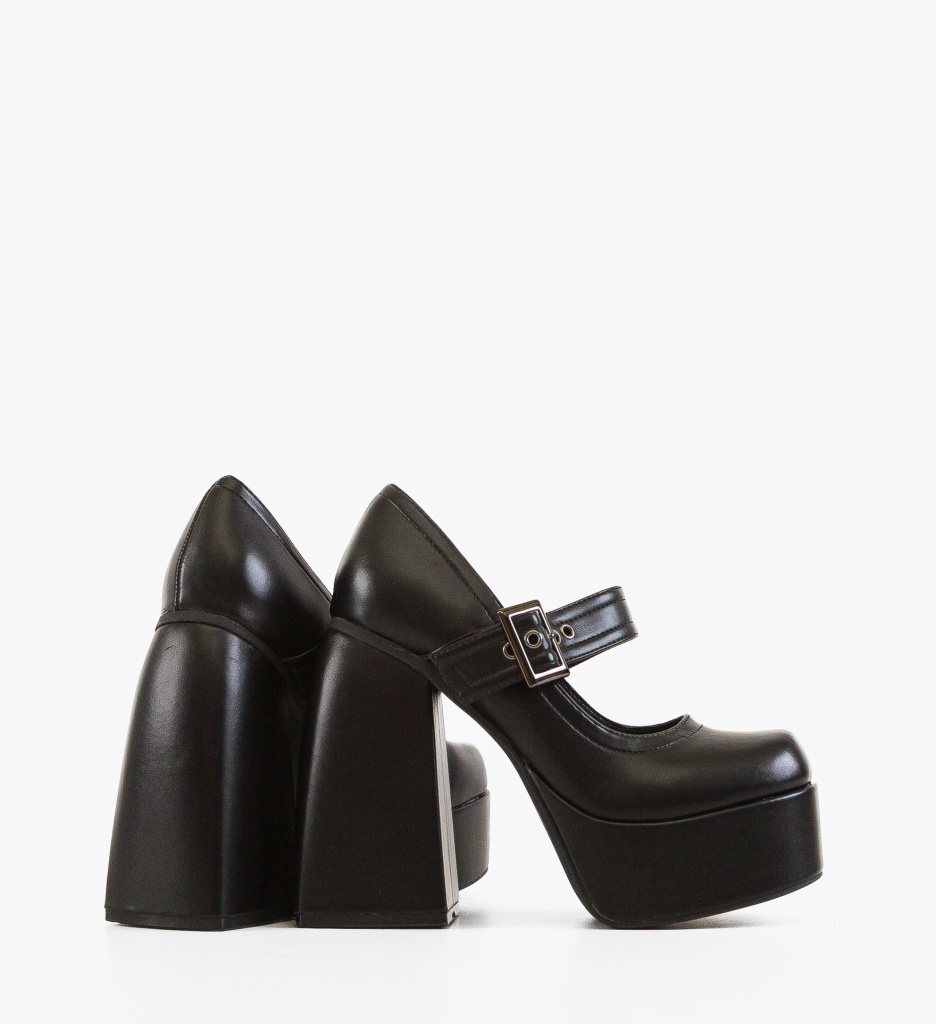 Pantofi Luban Negri - Eleganță și Confort - imagine 2