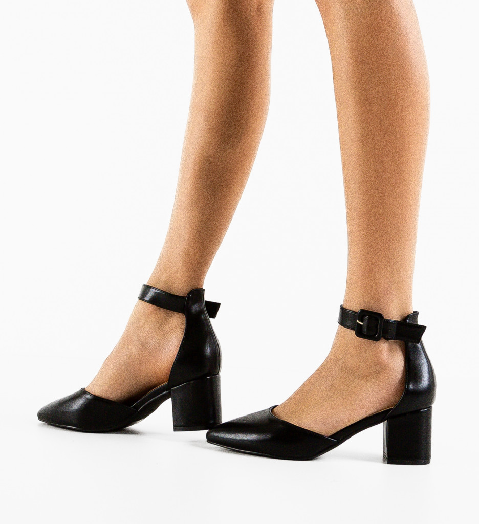 Pantofi Anerose Negri - Eleganța la fiecare pas - imagine 3