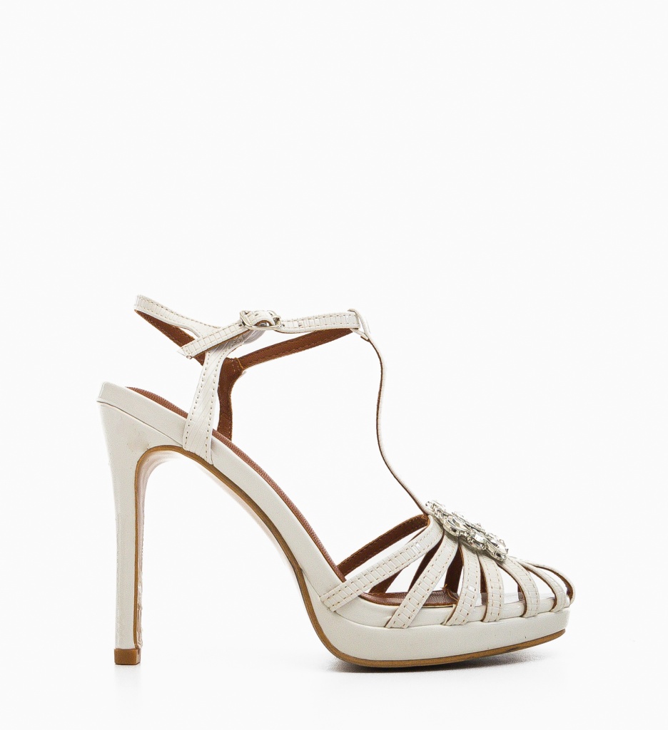 Sandale Ghimli Albe - Eleganta si Confort - imagine 3